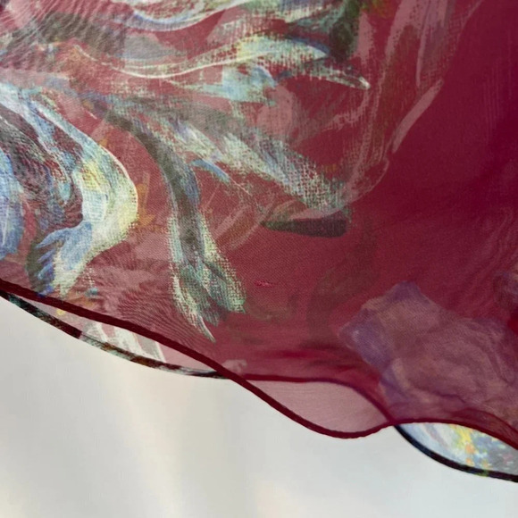 Marchesa Notte Red One-Shoulder Floral Dress $595 - Picture 11 of 11